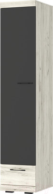 Шкаф-пенал Памир Соната ШС-450 (крафт белый/антрацит)