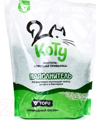 Наполнитель для туалета Коту Природный Green (6л)