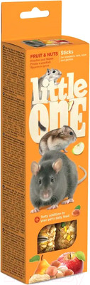 Лакомство для грызунов Mealberry Little One Палочки c фруктами и орехами (2x60г)