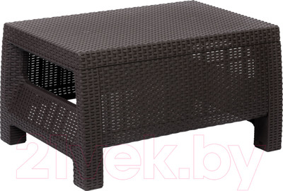 Стол пластиковый Альтернатива Ротанг-плюс / М8841 (мокко)