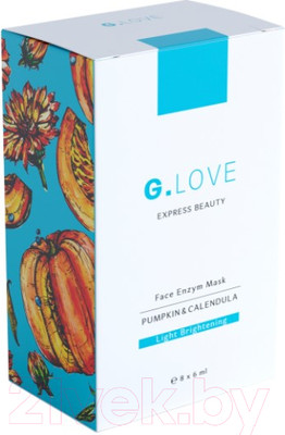 Набор масок для лица G.Love Face Enzym Mask Pumpkin&Calendula (8x6мл)