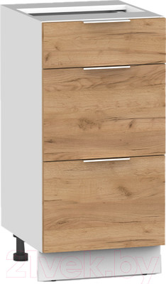 Шкаф-стол кухонный Интермебель Микс Топ ШСР 850-23-400 без столешницы (дуб крафт золотой)