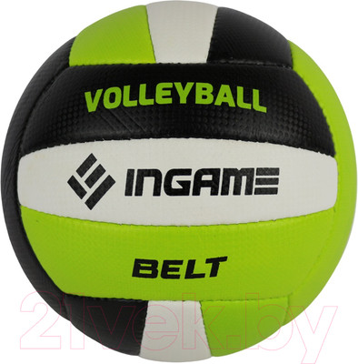 Мяч волейбольный Ingame Belt ING-098 (черный/зеленый)