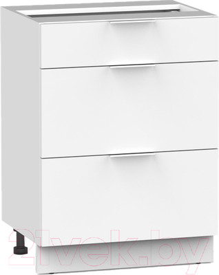 Шкаф-стол кухонный Интермебель Микс Топ ШСР 850-23-600 без столешницы (белый премиум)