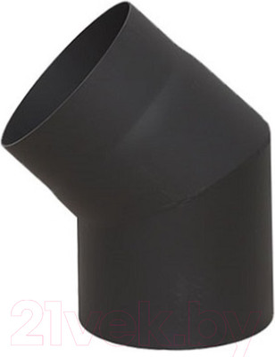 Поворот дымохода КПД 45/2мм 120 (черный)