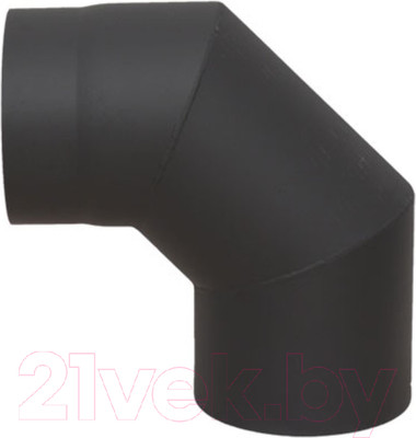 Поворот дымохода КПД 90/2мм 150 (черный)