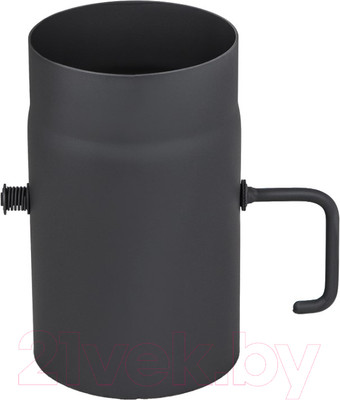 Шибер для дымохода КПД 250мм 2мм 150 (черный)