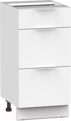 Шкаф-стол кухонный Интермебель Микс Топ ШСР 850-23-300 без столешницы (белый премиум)