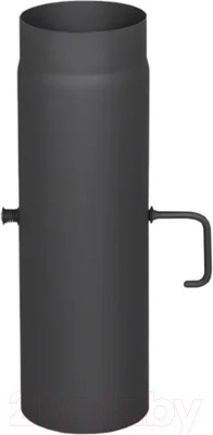 Шибер для дымохода КПД 500мм 2мм 120 (черный)