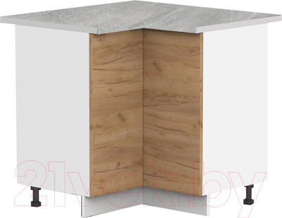 Шкаф под мойку Интермебель Микс Топ ШСРУМ 850-29-900 (дуб крафт золотой/венато)
