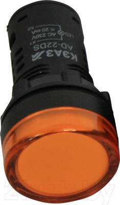 Лампа сигнальная КЭАЗ AD22DS(LED) Матрица 22мм 230В / 238573 (желтый)