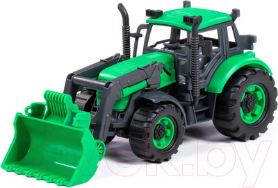 Погрузчик игрушечный Полесье Прогресс / 94629 (зеленый)