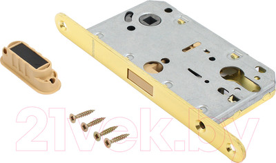 Замок врезной Аллюр АРТ PL 85-50 PB Хедер без ц/м (золото)