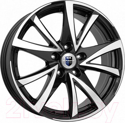 Литой диск K&K Арнар 17x7" 5x105мм DIA 56.6мм ET 35мм Алмаз черный