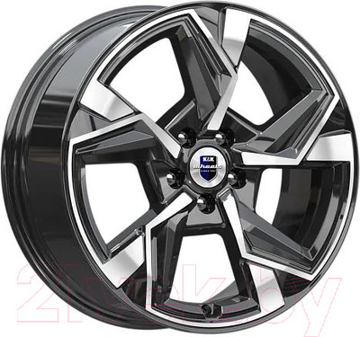 Литой диск K&K Кайан 18x7.5" 5x108мм DIA 65.1мм ET 42мм Алмаз черный