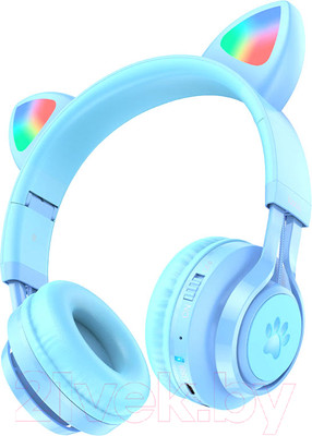 Наушники детские Hoco W39 (голубой)