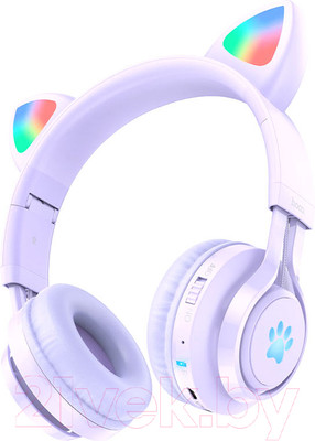 Наушники детские Hoco W39 (пурпурный)