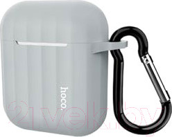 Чехол для наушников Hoco WB10 для AirPods1/2 (серый)