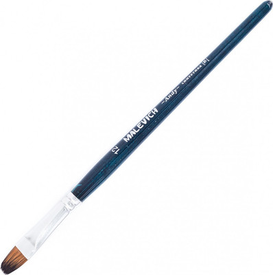 Кисть для рисования Малевичъ Andy №12 / 753312 (плоскоовальная)