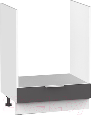 Шкаф под духовку Интермебель Микс Топ ШСРГ 850-33-600 без столешницы (графит серый)