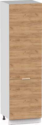 Шкаф-пенал кухонный Интермебель Микс Топ П 2140-2-600 (дуб крафт золотой)