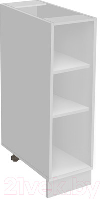 Шкаф-стол кухонный Артём-Мебель 200мм СН-114.141 (ДСП серый)