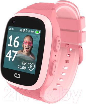 Умные часы детские Aimoto Ocean 4G / 9200403 (розовый)