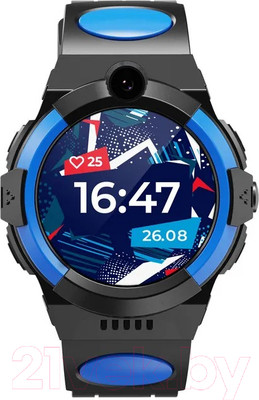 Умные часы детские Aimoto Sport 4G GPS / 9220101 (черный)