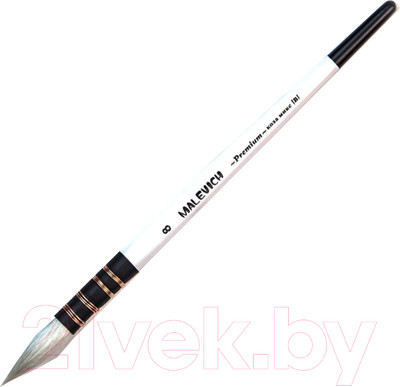Кисть для рисования Малевичъ Premium №8 / 750031 (круглая)