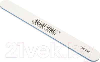 Пилка для ногтей Silver Star Pro 36 180/240 (белый)