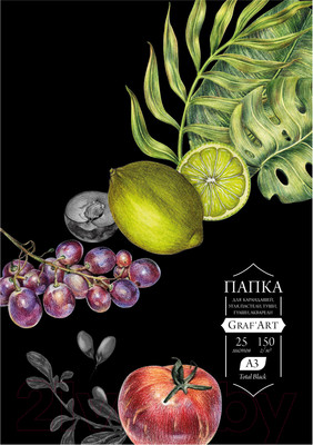 Набор бумаги для рисования Малевичъ GrafArt Black / 402315