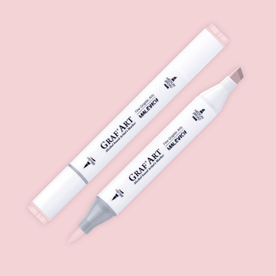 Маркер перманентный Малевичъ GrafArt Brush 190015 (пыльная роза)