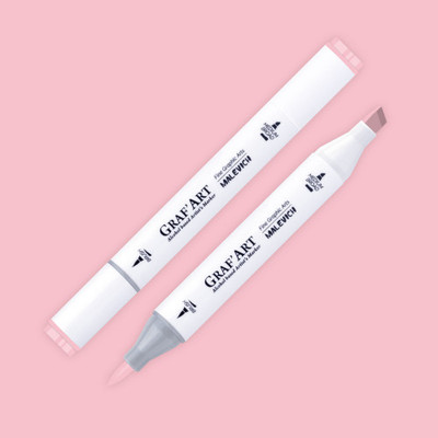 Маркер перманентный Малевичъ GrafArt Brush 190107 (телесный розовый)