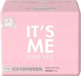Прокладки гигиенические It's Me Pure & Fit Pads Regular (12шт)