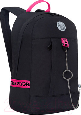 Рюкзак Grizzly RXL-327-2 (черный/фуксия)