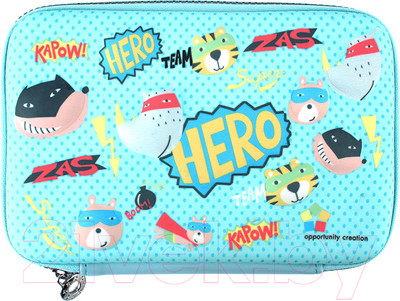 Пенал Darvish Hero / DV-LCH801-32 (голубой)