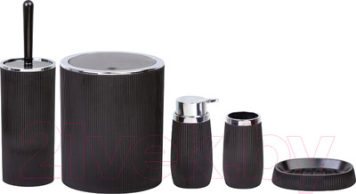 Набор аксессуаров для ванной Bemeta Home 290000208 (черный)