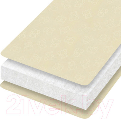 Матрас в кроватку Boom Baby Холо Комфорт 60x120 (микрофибра, светлый)