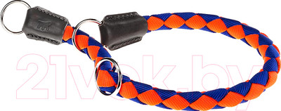 Ошейник-полуудавка Ferplast Twist CS18/50 / 75268339 (оранжевый/синий)