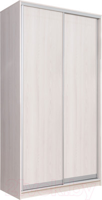 Шкаф-купе Рэйгрупп 158 YYX Elgon РГ-04.03 (ясень снежный/хром)