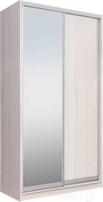 Шкаф-купе Рэйгрупп 138 YYX Elgon РГ-05.02 (ясень снежный/хром)