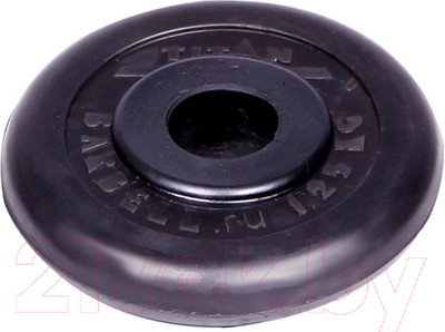 Диск для штанги Титан d31мм 1.25кг (черный)