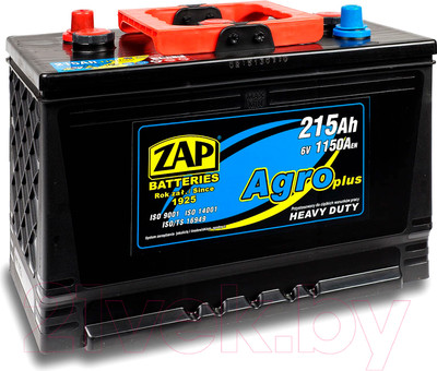 Автомобильный аккумулятор ZAP Agro Heavy Duty 215 17 (215 А/ч)