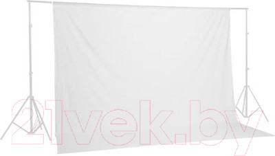 Фон тканевый RayLab RL-BC01 (3x3м, белый)