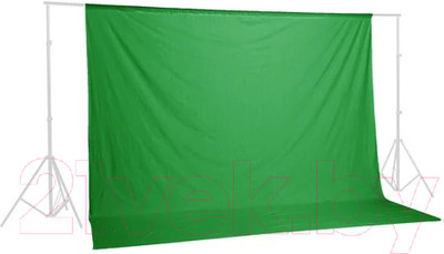 Фон тканевый RayLab RL-BC01 (3x3м, зеленый хромакей)