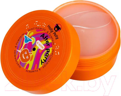 Патчи под глаза Holly Polly Гидрогелевые С ниацинамидом и экстрактом тыквы  (60шт)