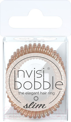 Набор резинок для волос Invisibobble Slim Of Bronze And Beads