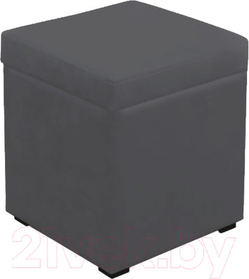 Пуф Мебельград Стандарт №20 (альба темно-серый)