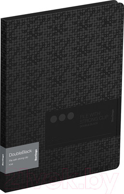 Папка для бумаг Berlingo DoubleBlack / FSc_A4701 (черный)