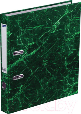 Папка-регистратор OfficeSpace 242571 (зеленый мрамор)